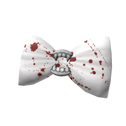 Halloween White Hair Bow