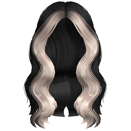 Two-Tone Waterfall Waves in Black & Blonde