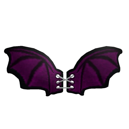 Purple Bat Wings