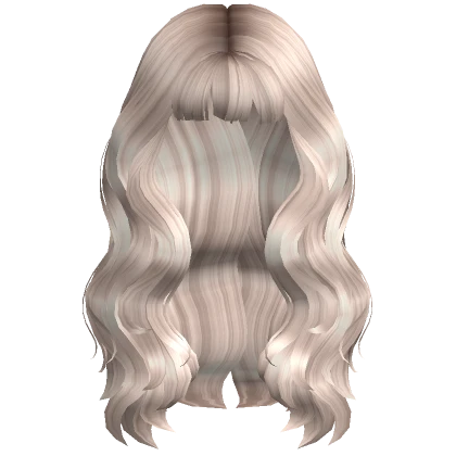 Blunt Waterfall Waves in Platinum Blonde