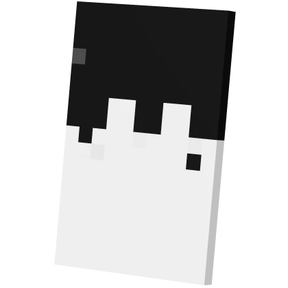 Black Dripping Paint Pixel Cape