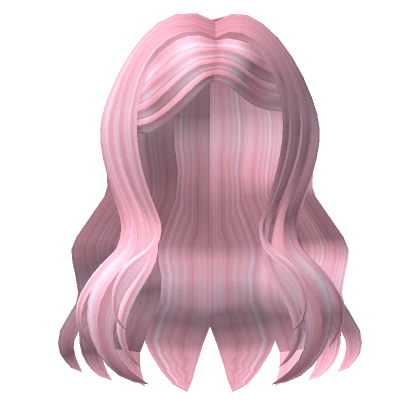 Long Pink Beachy Mermaid Hair