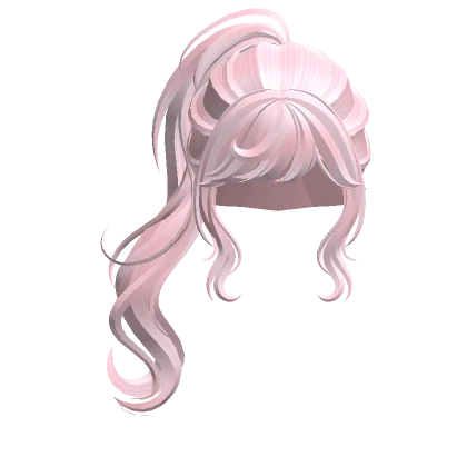 Side Anime Ponytail (Pink)