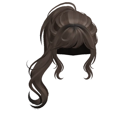 Side Anime Ponytail (Brown)