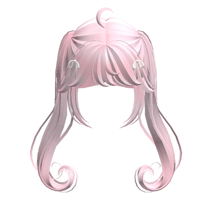 Pigtails with Ribbons (Pink) 