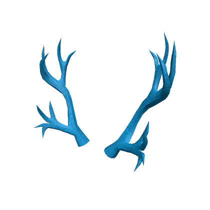 Bright Blue Antlers