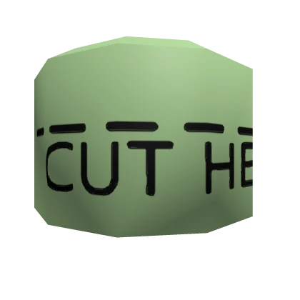 Cut here! Neck tattoo 3.0
