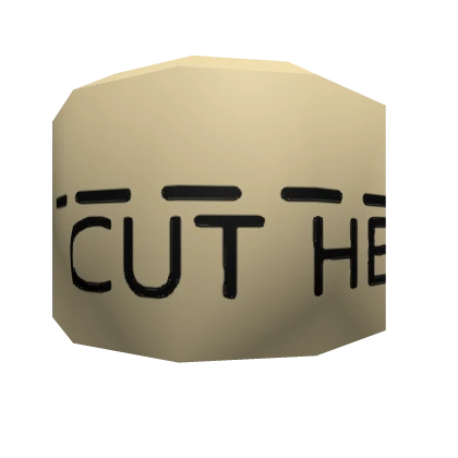 Cut here! Neck tattoo 3.0