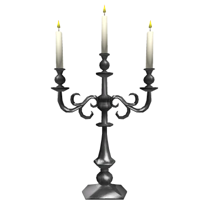 Silver Rococo Candelabra