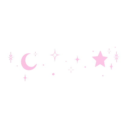 Neon Pink Stars Face Sticker