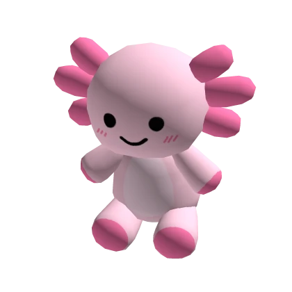 Adorable Huge Axolotl Plushie - Pink (Hand)
