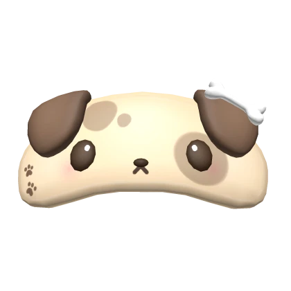 ♡ kawaii sleepy puppy mask