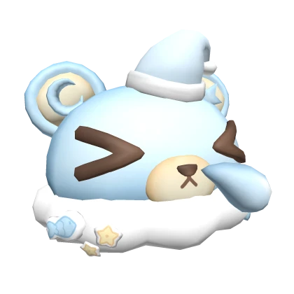 ♡ sleepy bear beanie