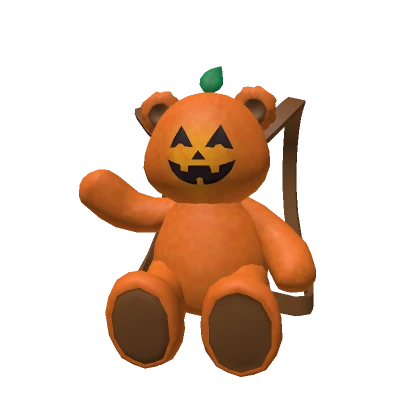 Build-A-Bear Pumpkin Glow Bear Backpack