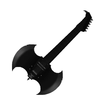 Rockstar's Battle Axe Guitar