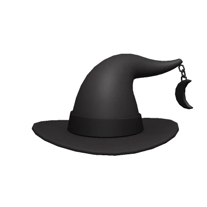 Crescent Moon Witch Hat