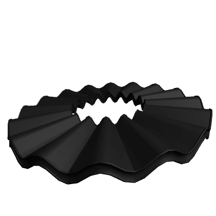 Ruffled Clown Collar (Black) [Halloween]
