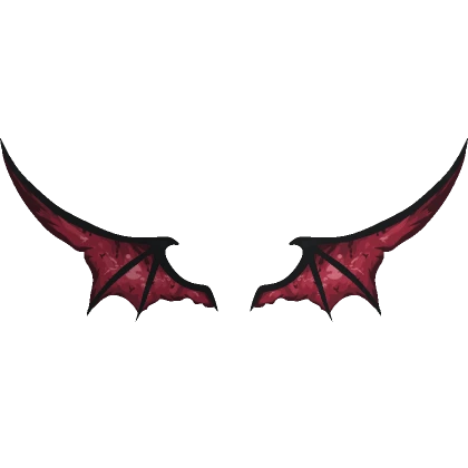 Ruby Radiance Vampire Wings