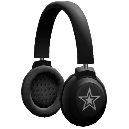 Y2K Star & Cat Headphones (Black)