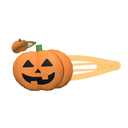 Halloween Pumpkin Hairclips