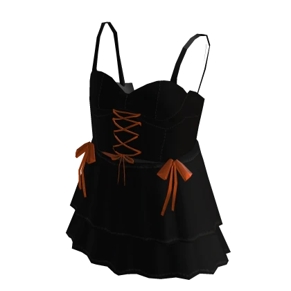 Ballerina corset dress with bows - Halloween