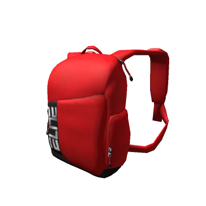 [1.0] ELITE RED ATHLETIC BACKPACK