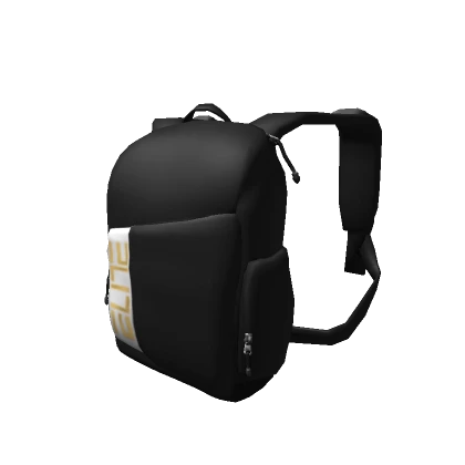 [1.0] ELITE BLACK AND GOLD ATHLETIC BACKPACK