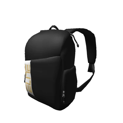 [4.0 BOY] ELITE BLACK AND GOLD ATHLETIC BACKPACK