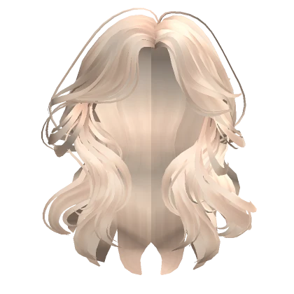 Wavy Curtain Bangs Hair Blonde