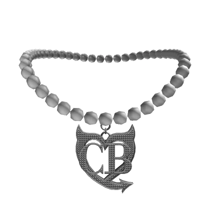  𝘾𝘽 | Silver Baddie Pearl Necklace