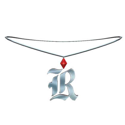 The "R" Gothic Necklace