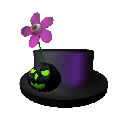 Eerie Time Spooky Flower Hat