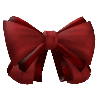 Cute Dark Red Hairbow