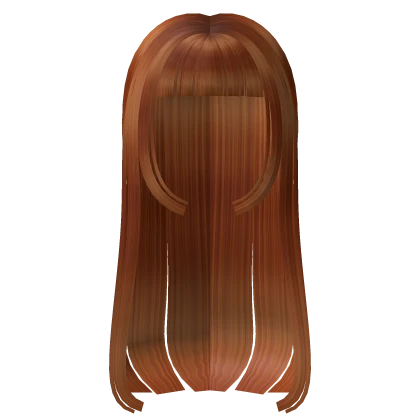 Ginger Straight Hime Cut