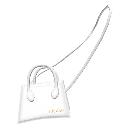 N Hand Bag In White