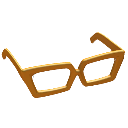 Orange Oversized Cat Eye Glasses