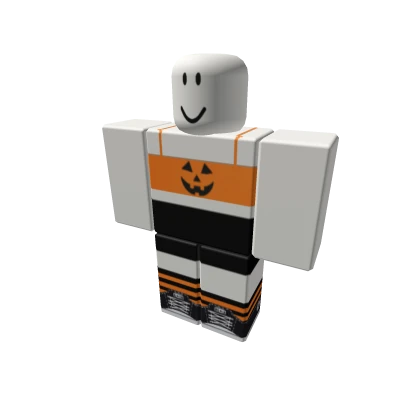 Halloween Pumpkin Top With Shorts