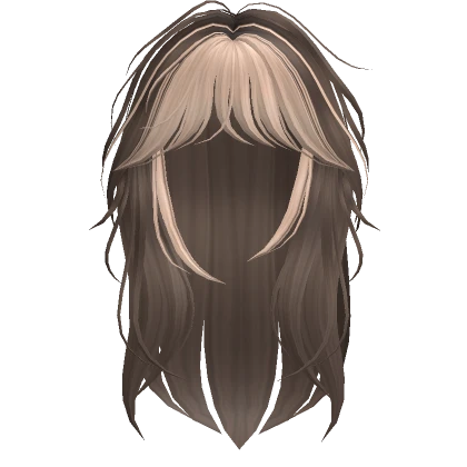 Grunge Wolfcut (Two-Toned Brown and Blonde)