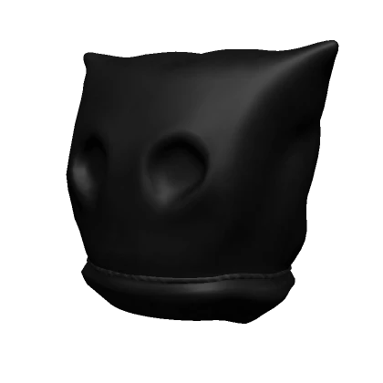 Sack Head (Black) [Halloween]