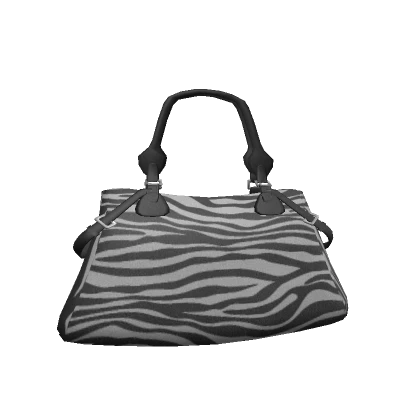 Y2K Diva Juicy Zebra Purse | White