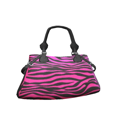 Y2K Diva Juicy Zebra Purse | Hot Pink