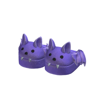 Bat Slippers Purple 3.0