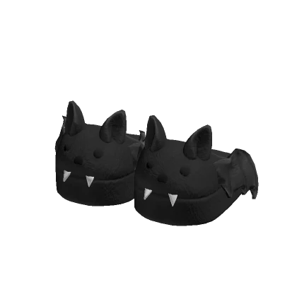 Bat Slippers Black 3.0