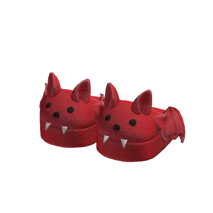 Bat Slippers Red 3.0