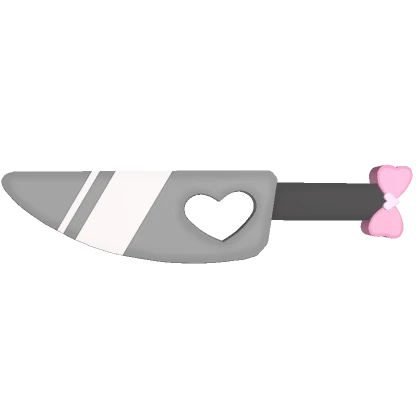 ɞ | (mouth) kawaii heart bow knife