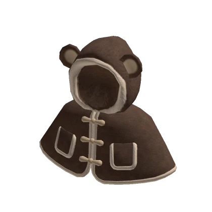 Cute Bear Cloak - Brown