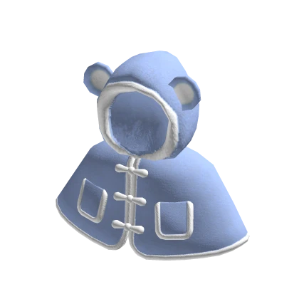 Cute Bear Cloak - Blue