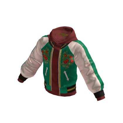 JP Floral Hoodie Jacket
