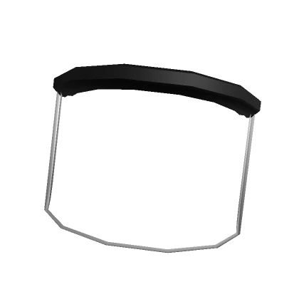 German SEK Police Glass Visor (Opend)