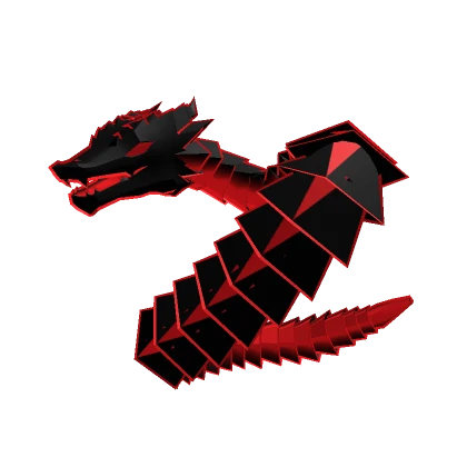 Dragon Cartoony Red